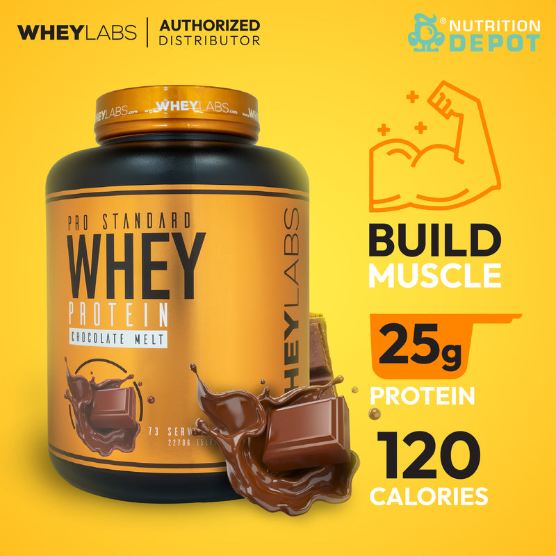 Whey Labs 100% Whey Protein 5 lbs- Chocolate Melt เวย์โปรตีนเสริมสร้างกล้ามเนื้อ
