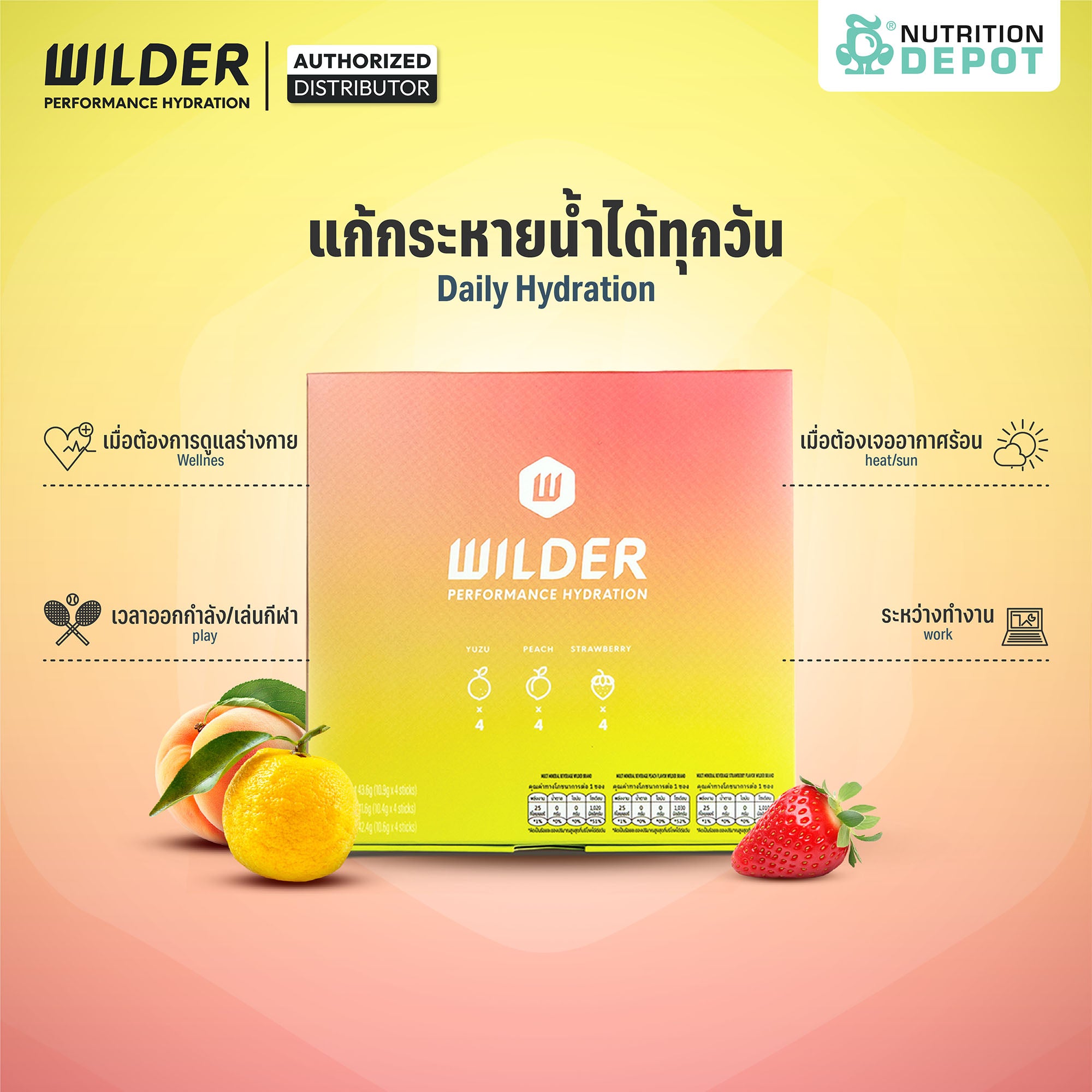 Wilder Performance Hydration - Variety Box 12 Sachet