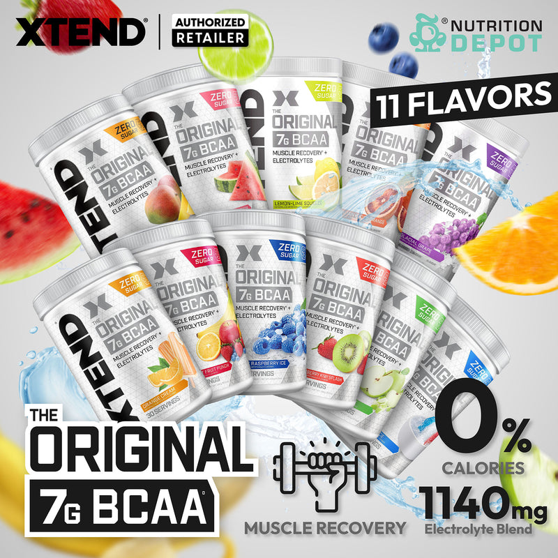 Scivation Xtend BCAA + Electrolytes - Watermelon Explosion 30srv กรดอะมิโนป้องกันกล้ามเนื้อสลายตัว