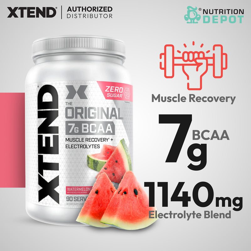 Scivation Xtend BCAA + Electrolytes - Watermelon Explosion 90srv กรดอะมิโนป้องกันกล้ามเนื้อสลายตัว