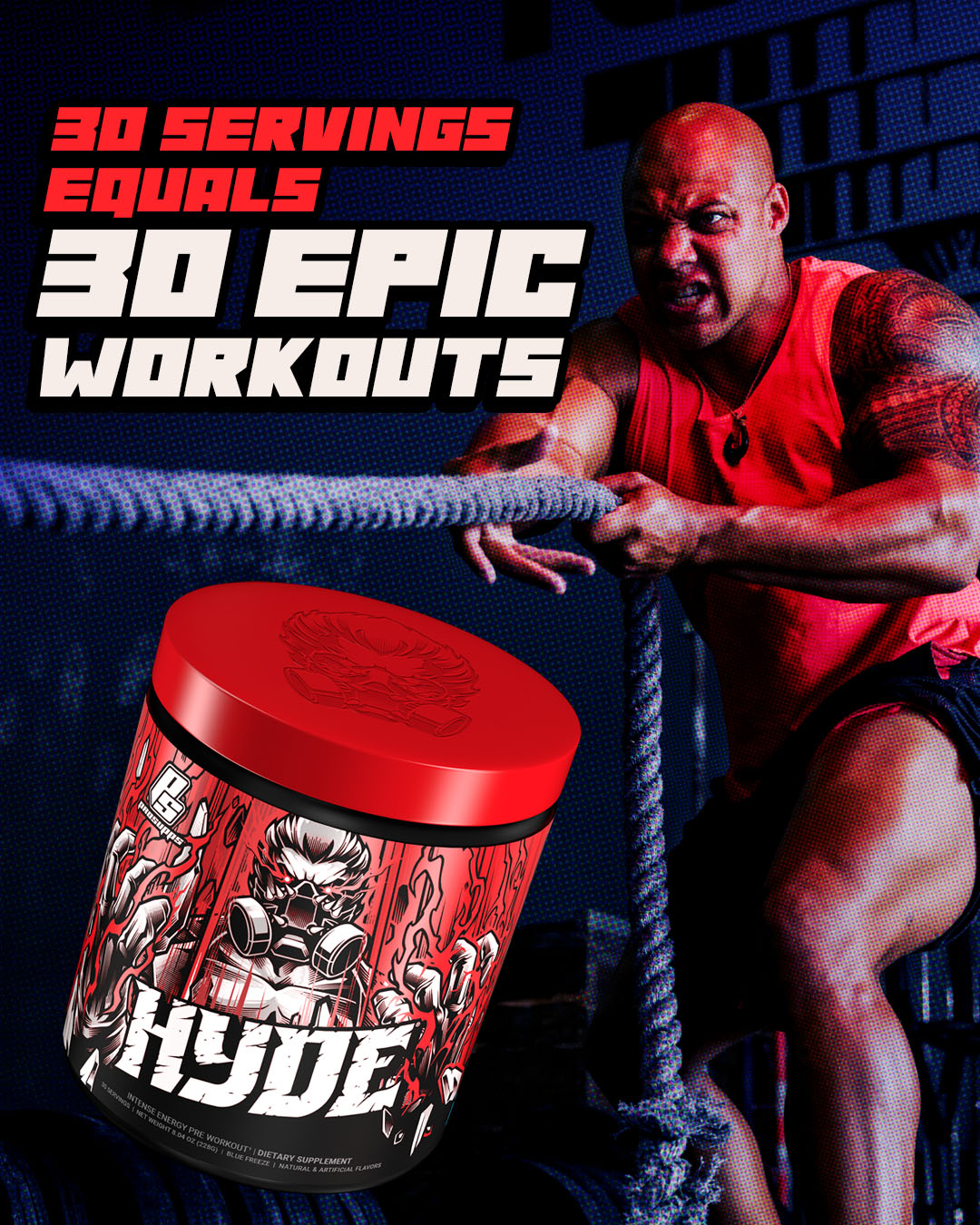 Prosupps HYDE 30 Servings - Blue Freeze