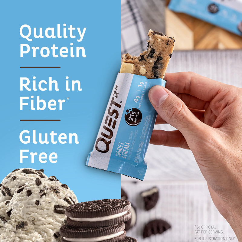 Quest Protein Bar - Cookies & Cream 3 Bars