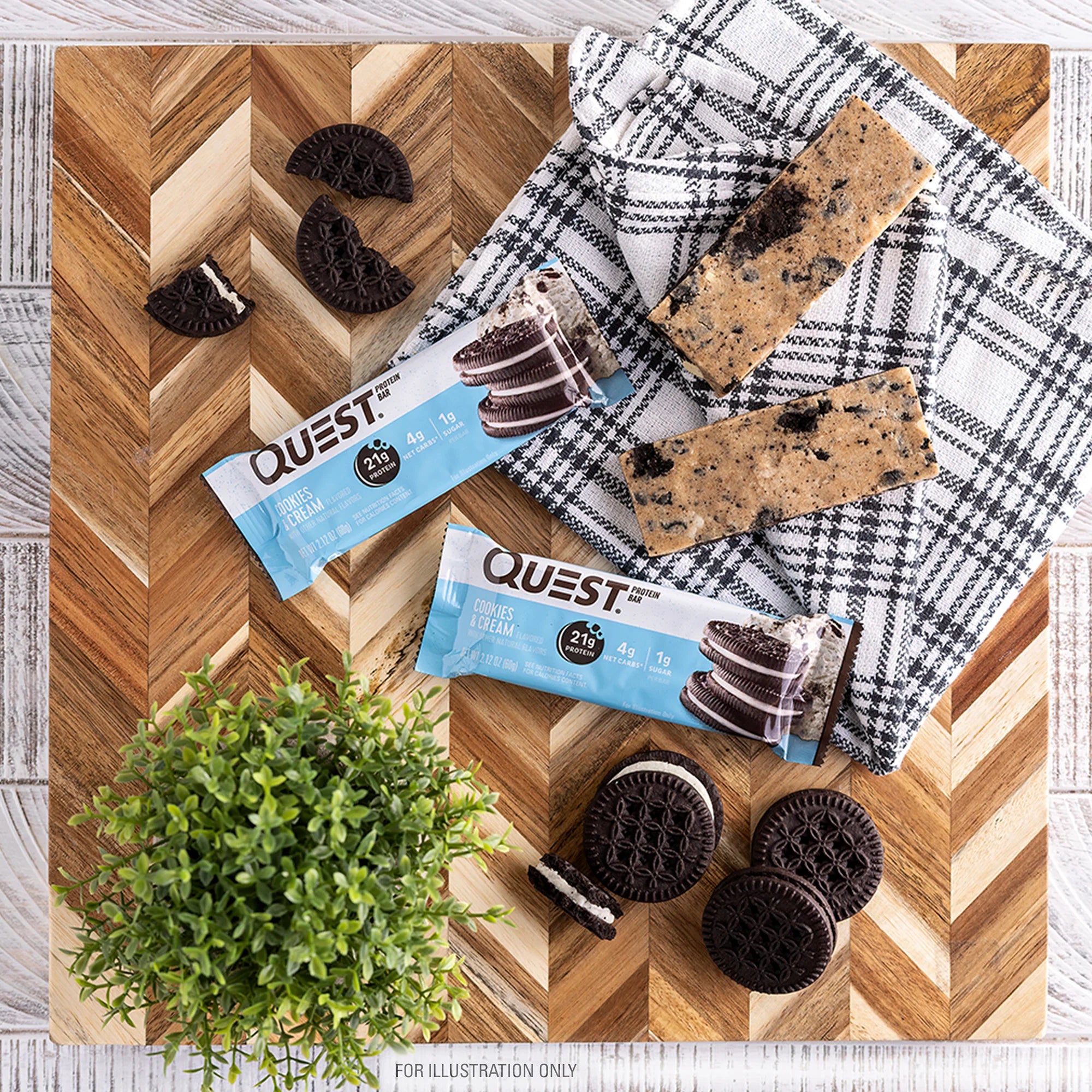 Quest Protein Bar - Cookies & Cream 3 Bars