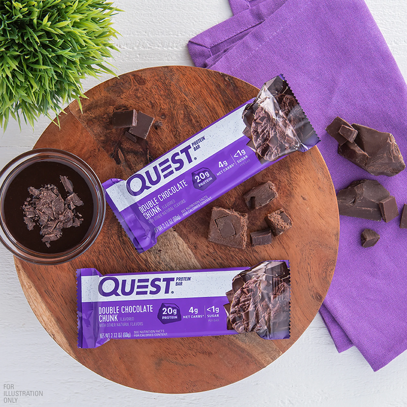 Quest Protein Bar - Double Chocolate Chunk 1 Box (12 Bars)