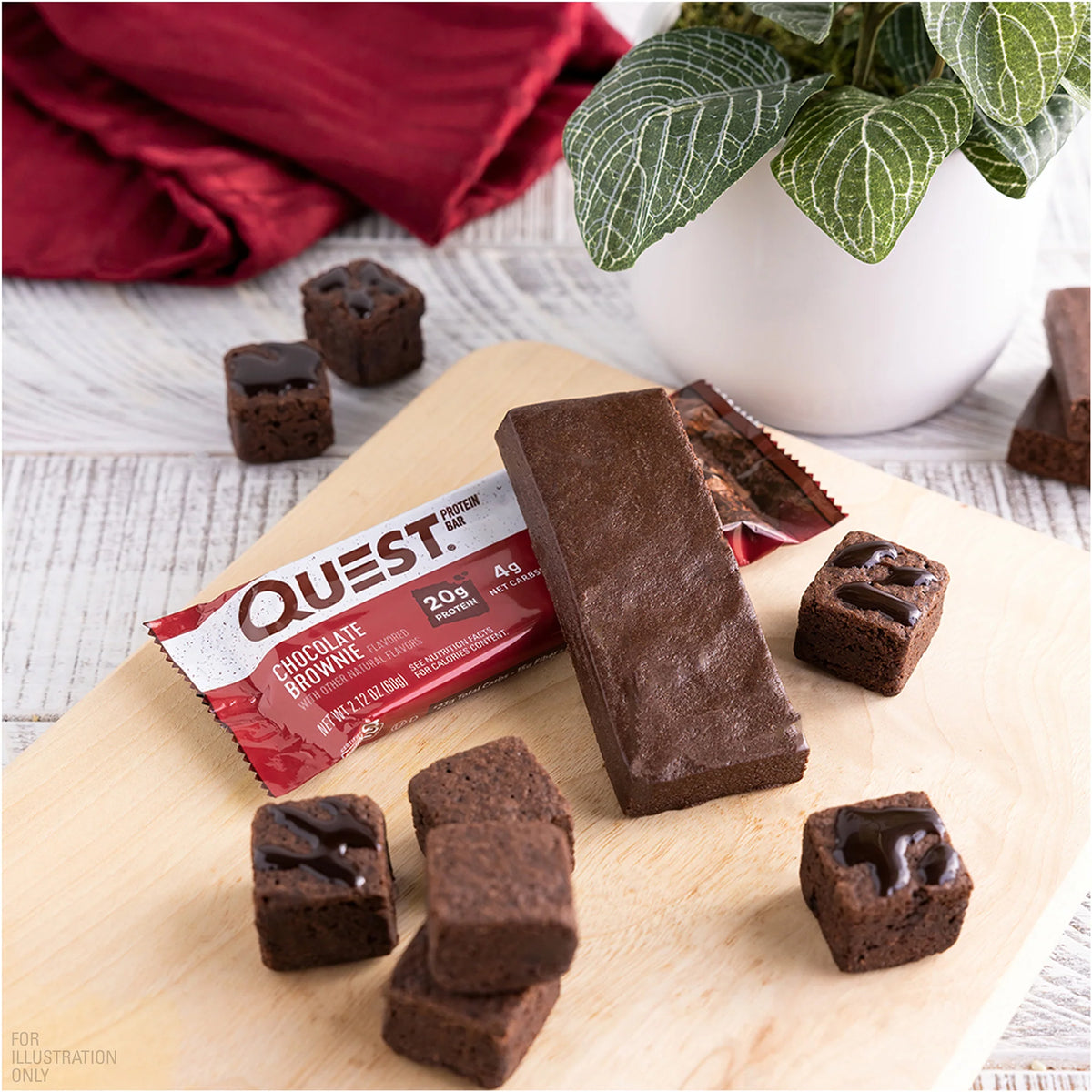Quest Protein Rice Quest Protein Bar - Chocolate Brownie 3 Bars