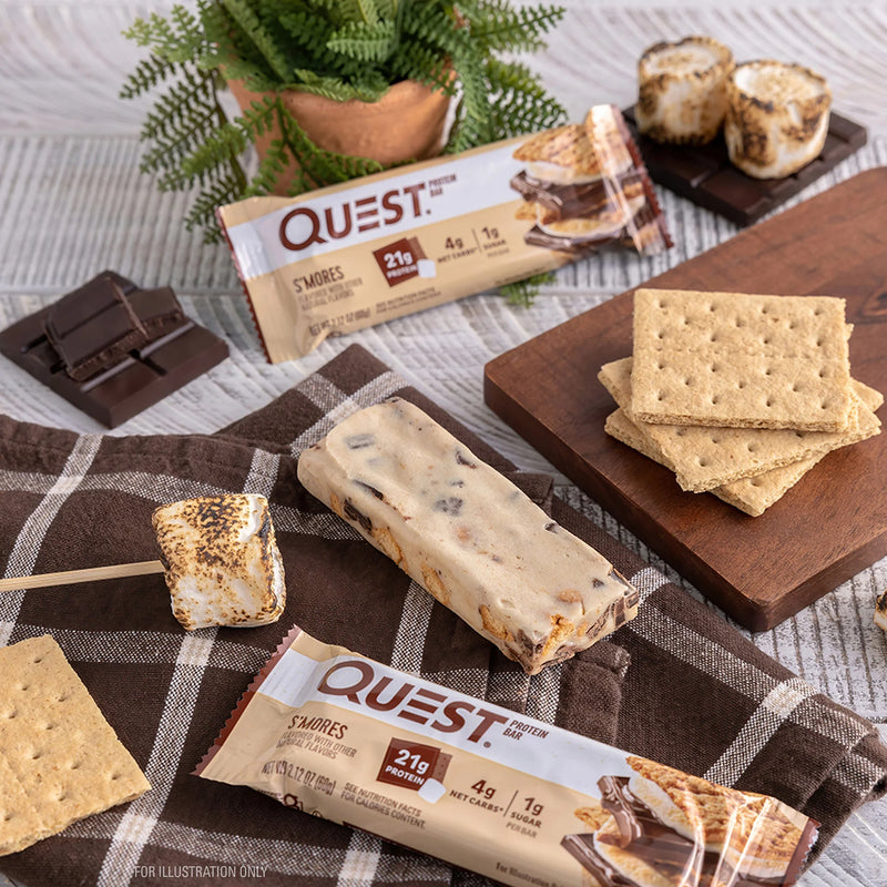 Quest Protein Bar - S'mores 1 Box (12 Bars)