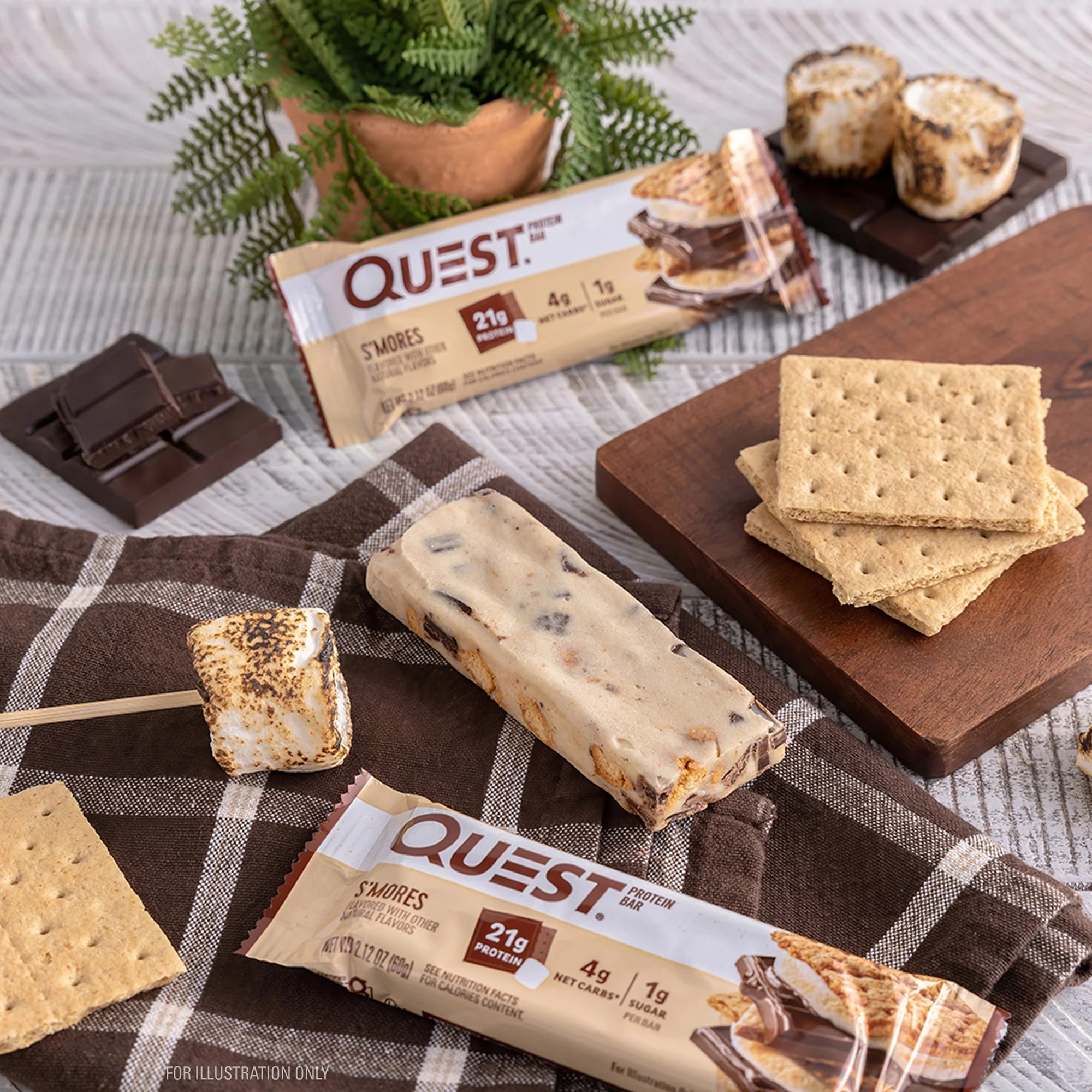 Quest Protein Bar - S'mores 3 Bars