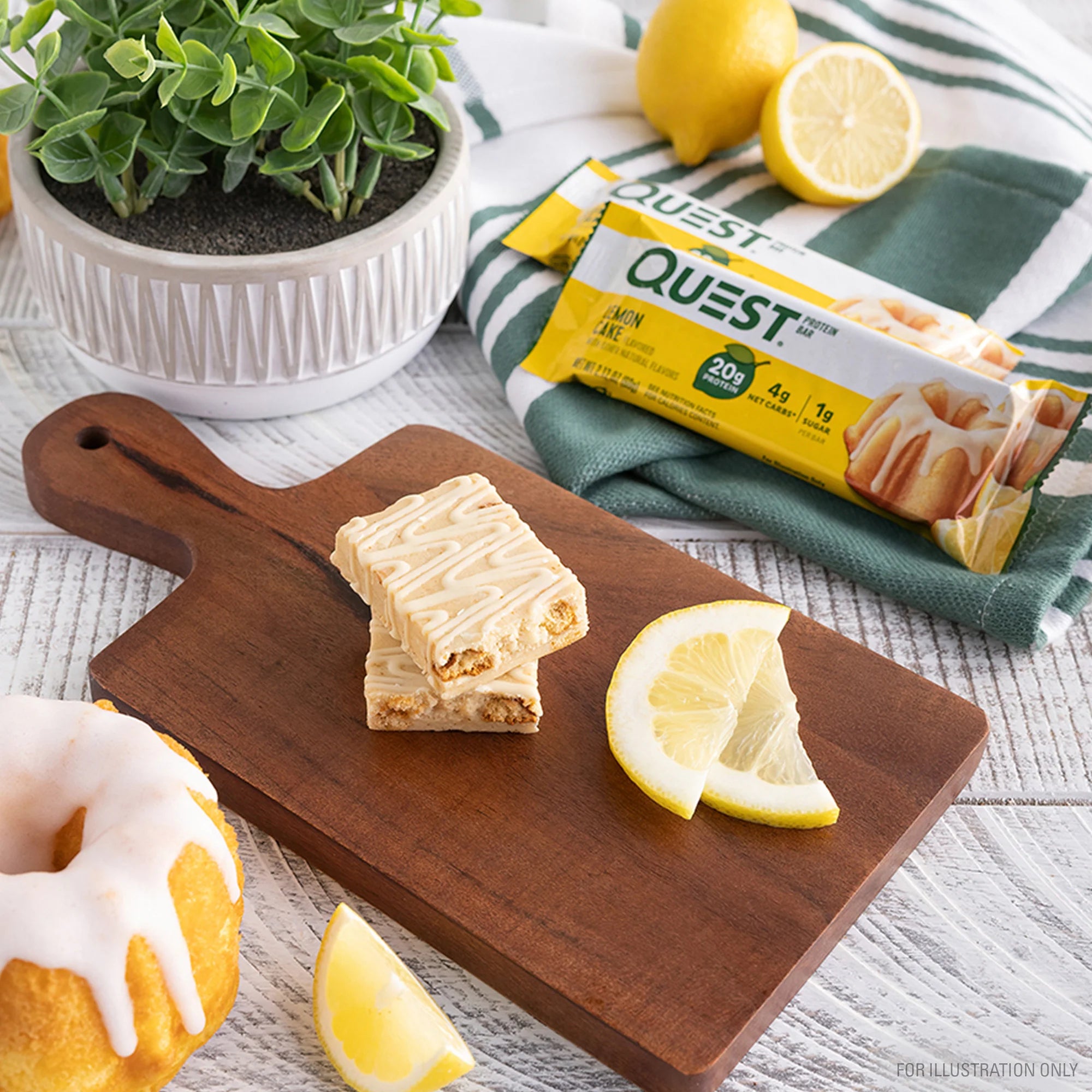 Quest Protein Bar - Lemon Cake 3 Bars