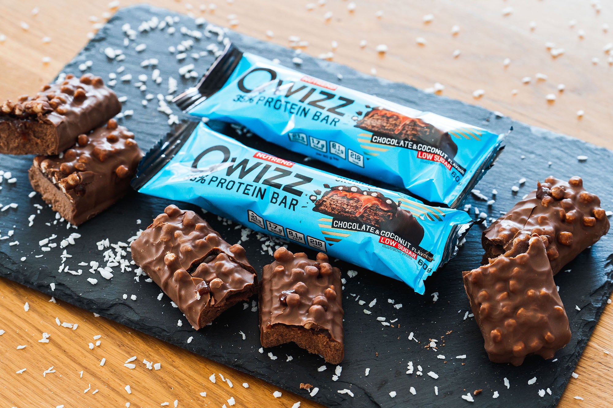 โปรตีนบาร์ Nutrend Qwizz Protein Bar - Cookies & Cream (3 Bars)