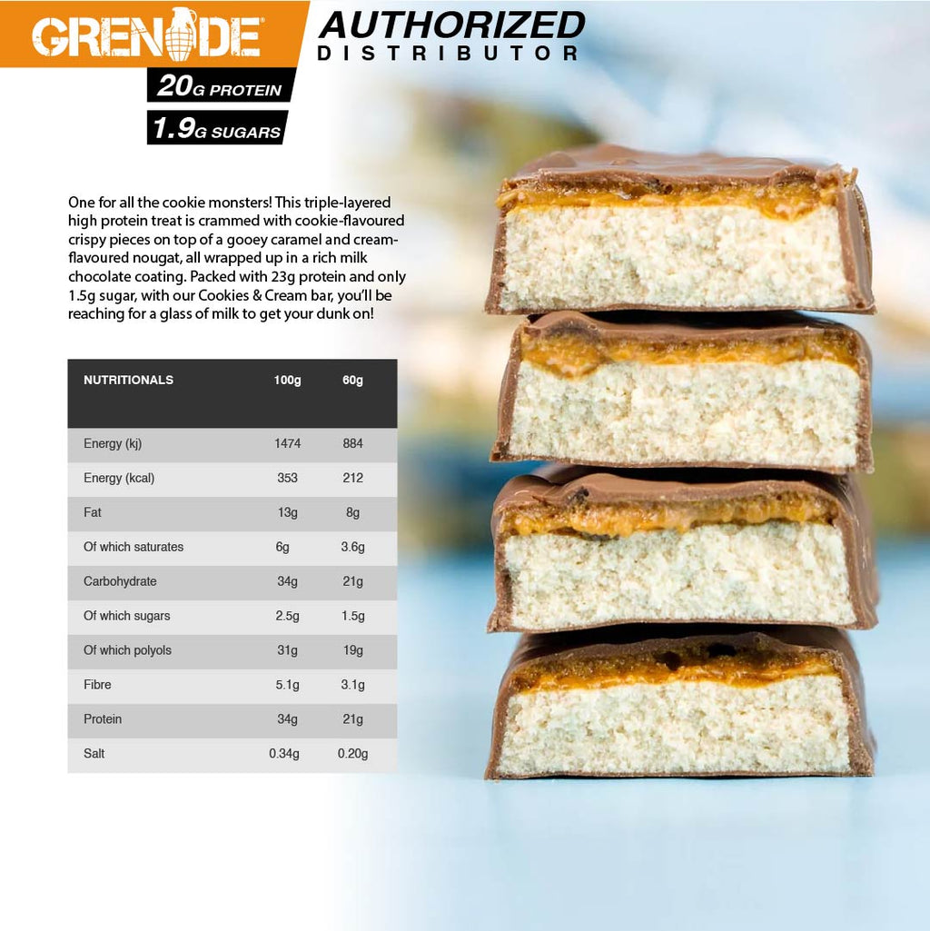 Grenade Carb Killa Protein Bar Chocolate Chip Cookie Dough 1 Box 12 grenade-carb-killa-protein-bar-chocolate-chip-cookie-dough-1-box-12
