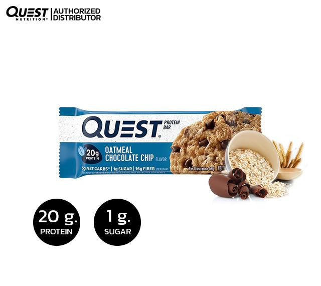 Quest Protein Bar - Oatmeal Chocolate Chip 1 Bars