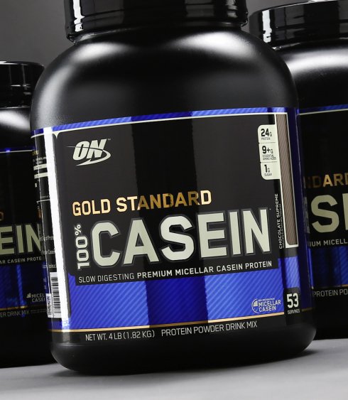 Optimum Nutrition Gold Standard 100% Casein 2 lb - Creamy Vanilla เวย์โปรตีนทานก่อนนอน