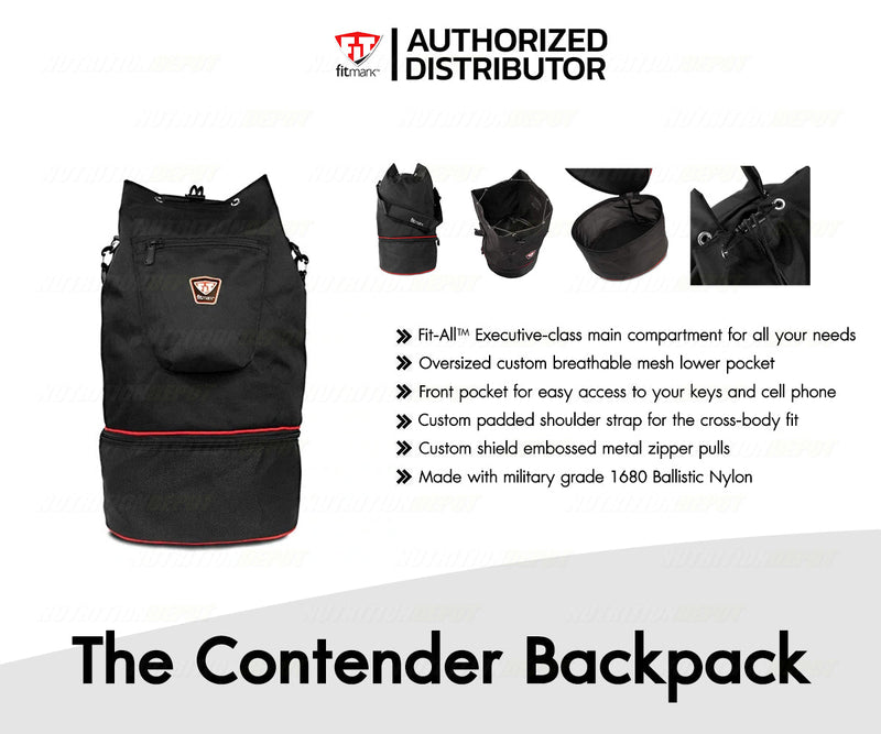 FM The Contender Backpack - Black color