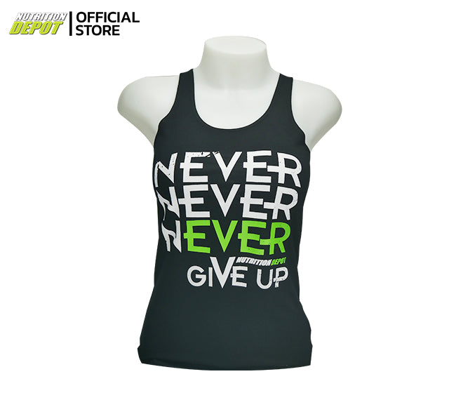 Never Give Up Lady Singlet New Design