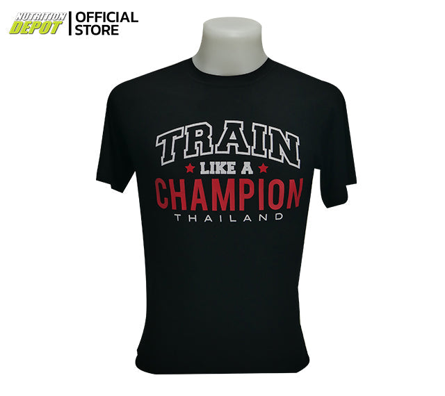 ND Train Like Champion Lycra Men T-Shirt Black