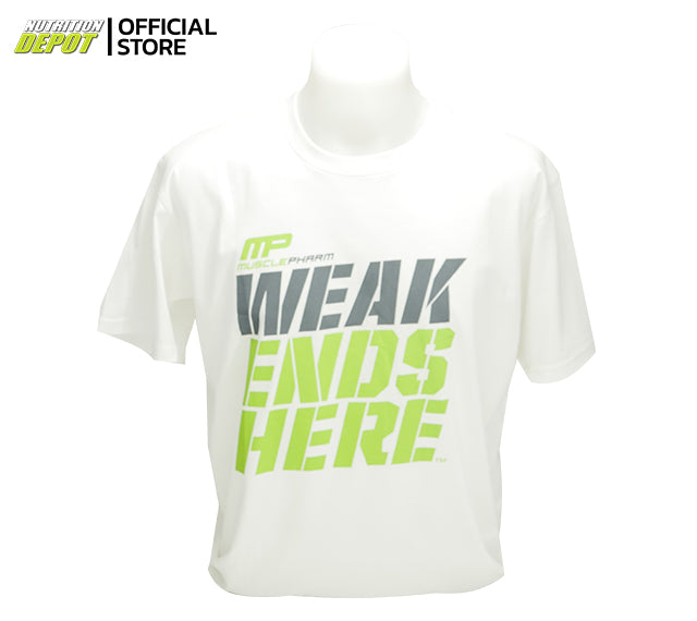 MP Weak Ends Here T-Shirt White Cotton 100%