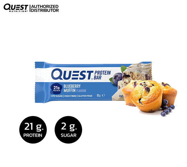 โปรตีนบาร์ Quest Protein Bar - Blueberry Muffin 1 Bars